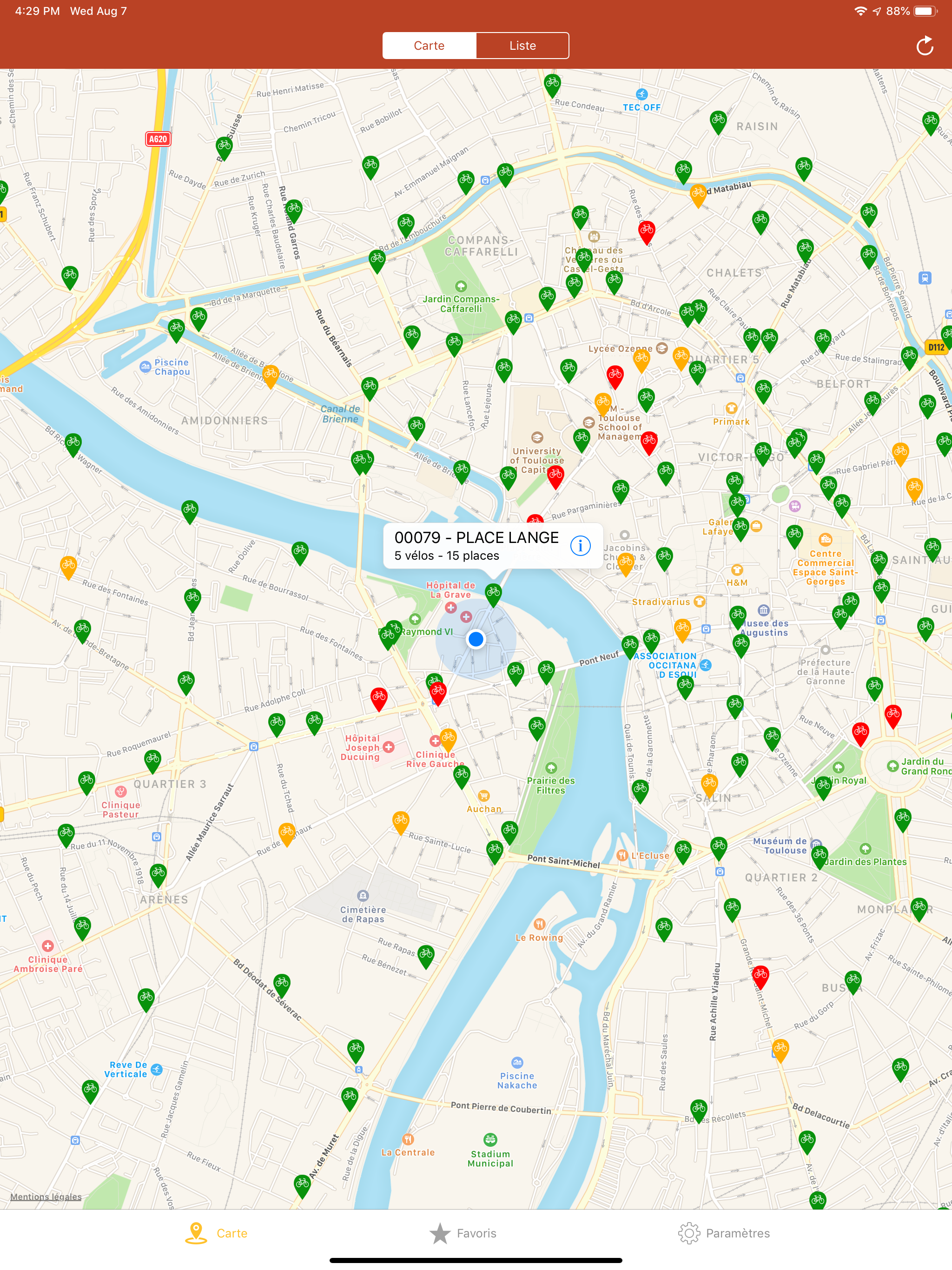 Simple VélôToulouse screenshot 6