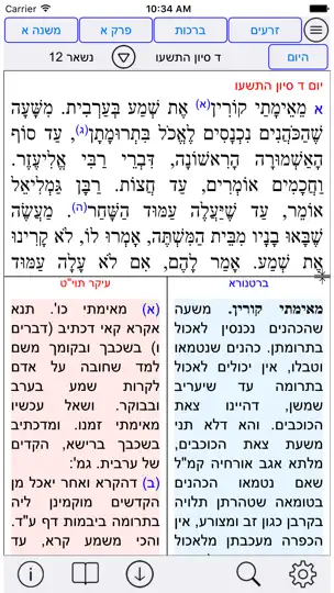 Esh Mishna אש משנה iPhone Screenshot 1