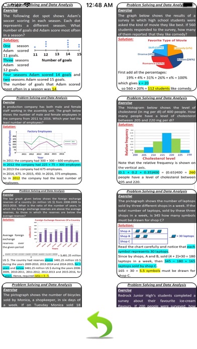 PSAT math interactive book Screenshot