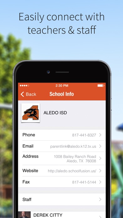 Aledo ISD Screenshot