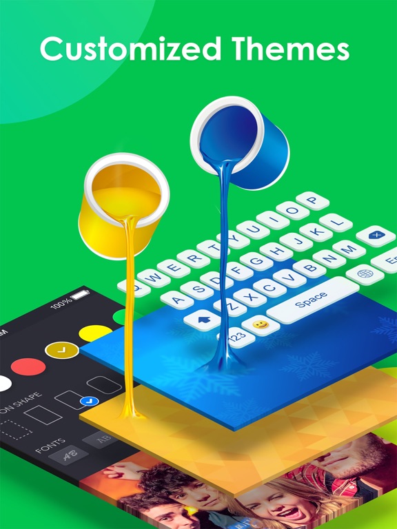 RainbowKey – 色付きキーボード テーマのおすすめ画像5