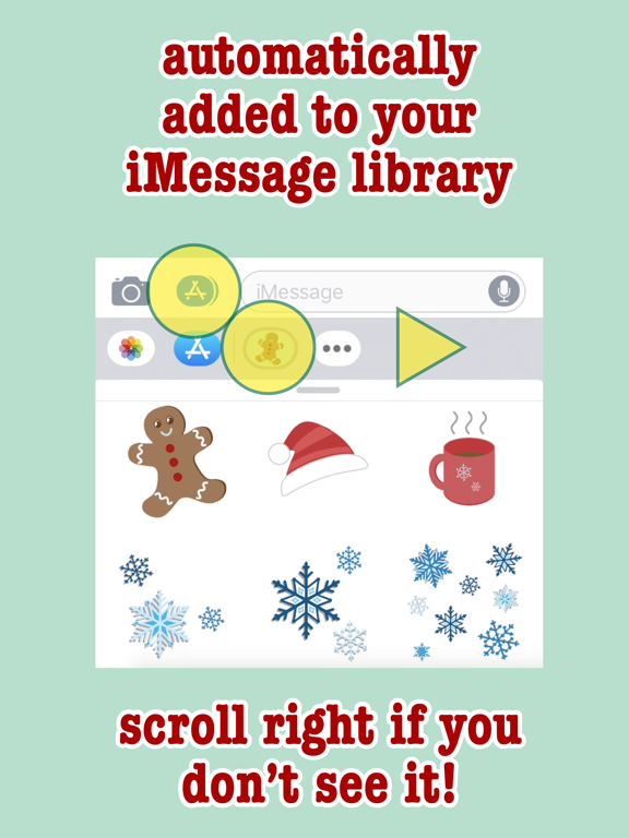 Christmas - Animated Stickers iPad screenshot 6 - Stickers app