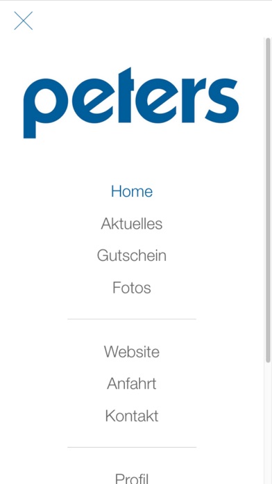 Modehaus Peters Stade Screenshot