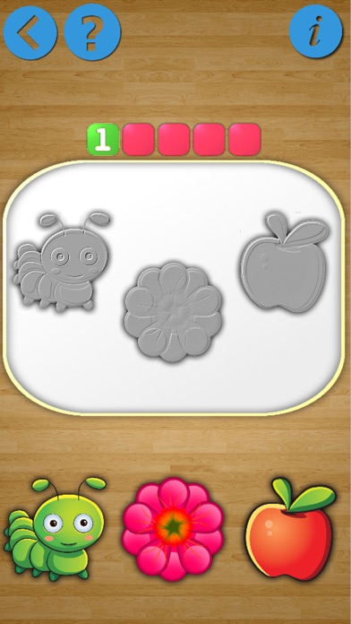 Puzzles shadow. Little bugs. Educational game screenshot 2