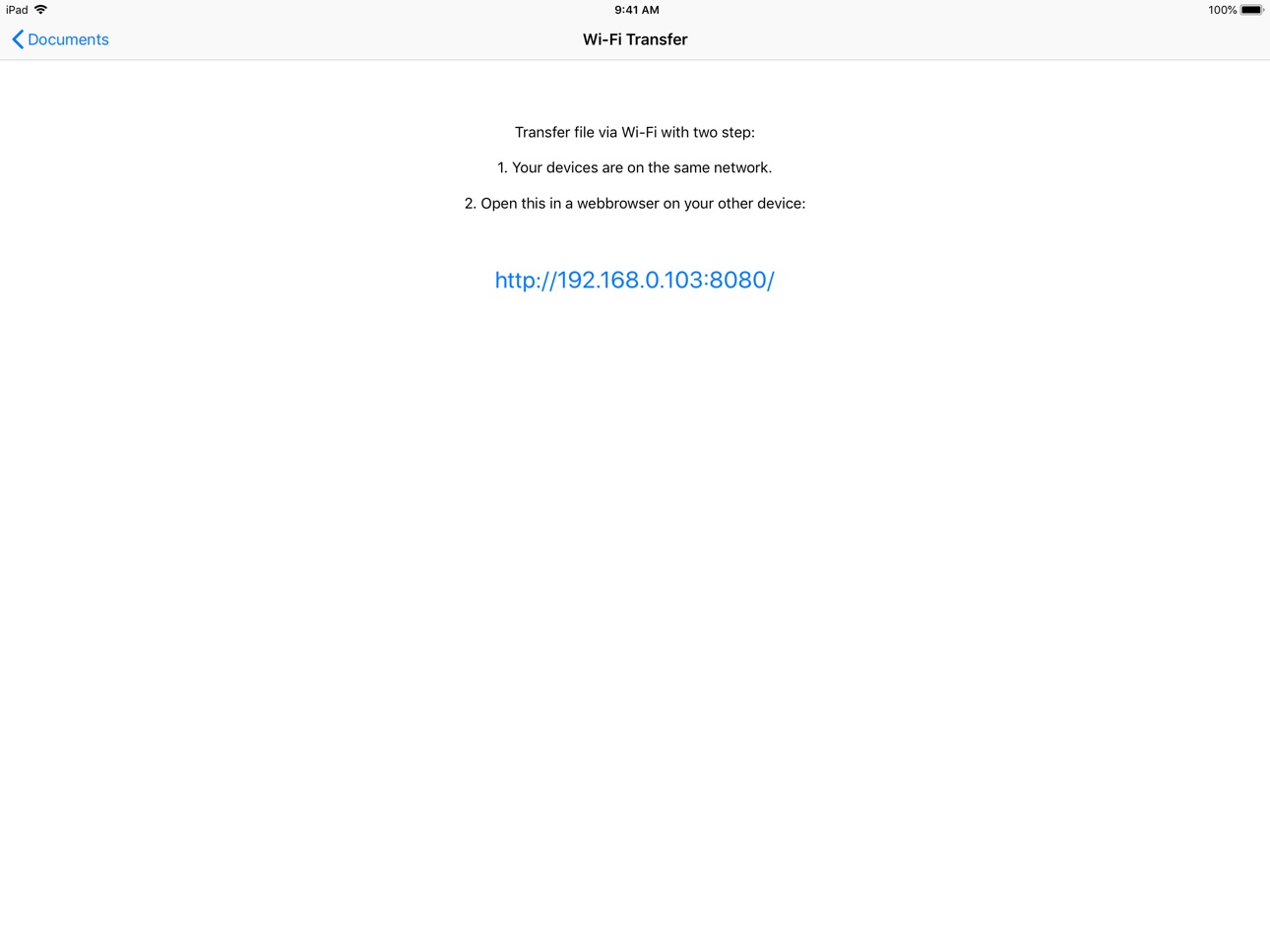 iPad screenshot