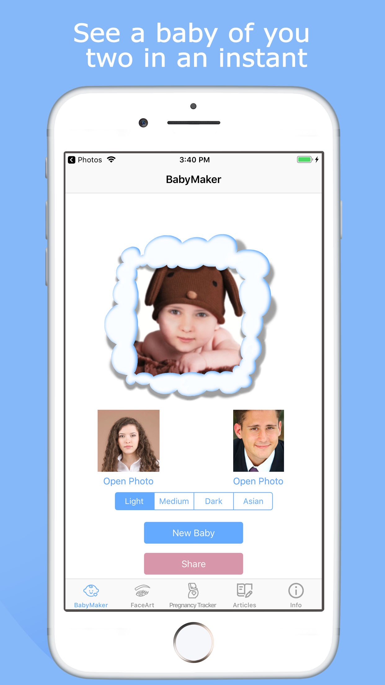 Screenshot 1 of Baby Maker & Face Generator