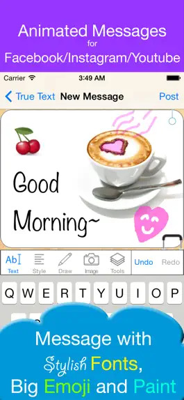 Game screenshot TrueText Pro-Animated Messages apk