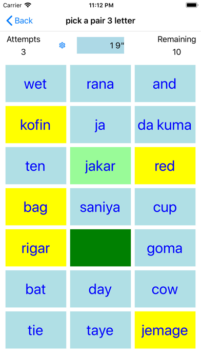 PickAPair Hausa - English Screenshot