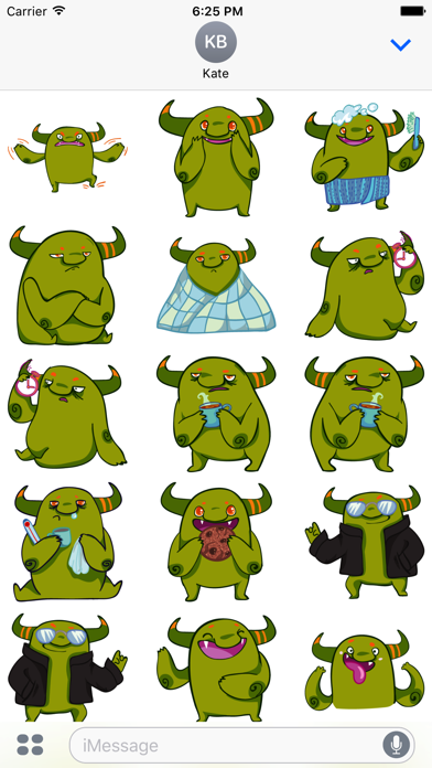 Marvin the Ogre emojies! Screenshot