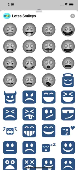 Game screenshot Lotsa Smileys for iMessage hack