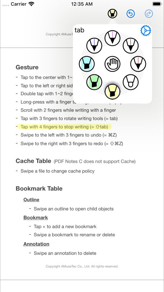 #7. PDF Notes C (iOS) Podle: AMuseTec Co., Ltd.