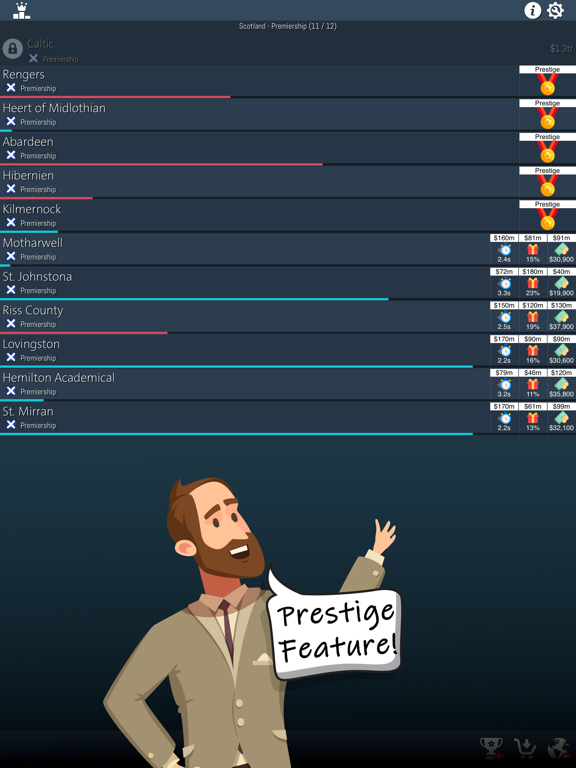 Idle Football Tycoon iPad screenshot 4 - Games app