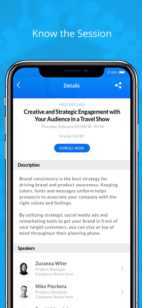 SnapCard - OTM BLTM Event App - snapcard-event-session-details