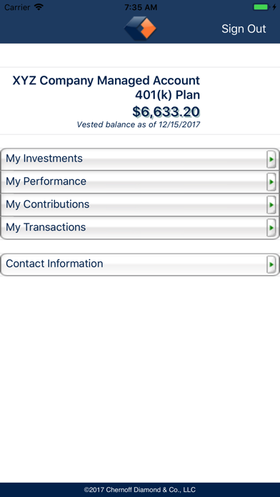 Screenshot #1 pour Chernoff Diamond & Co., LLC