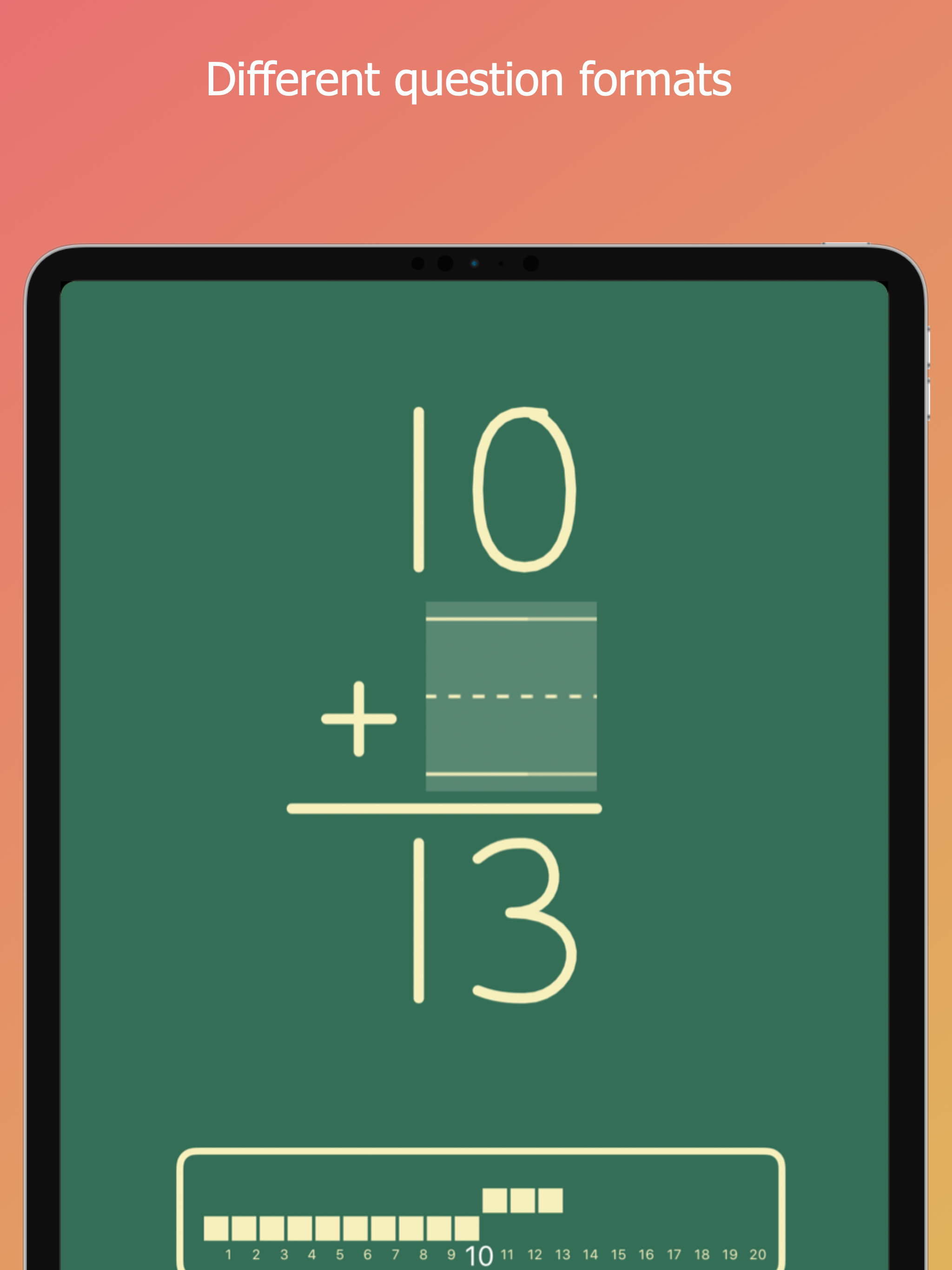 Addition Chalkboard