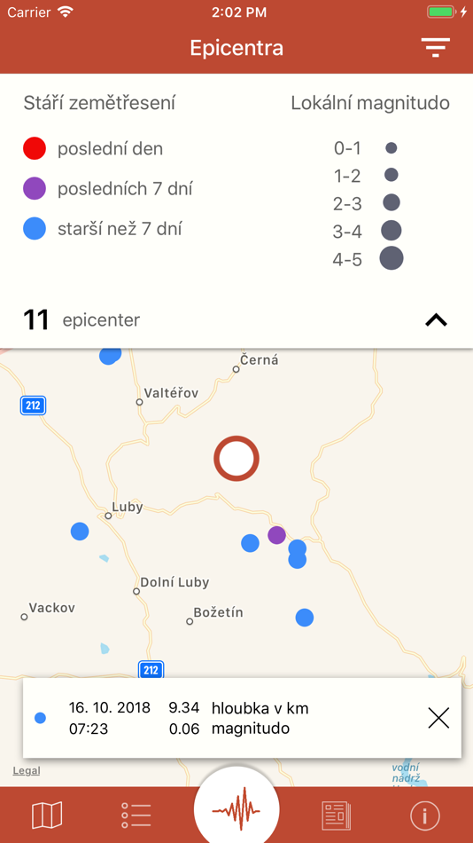 #3. Seislok (iOS) 由: Geofyzikalni ustav