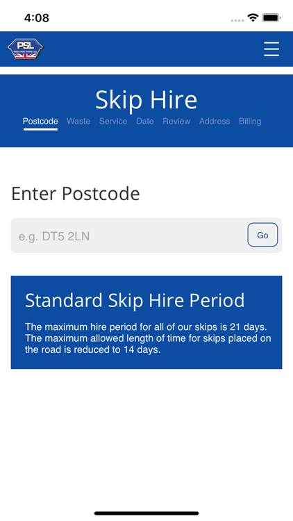 Portland Stone Skip Ordering