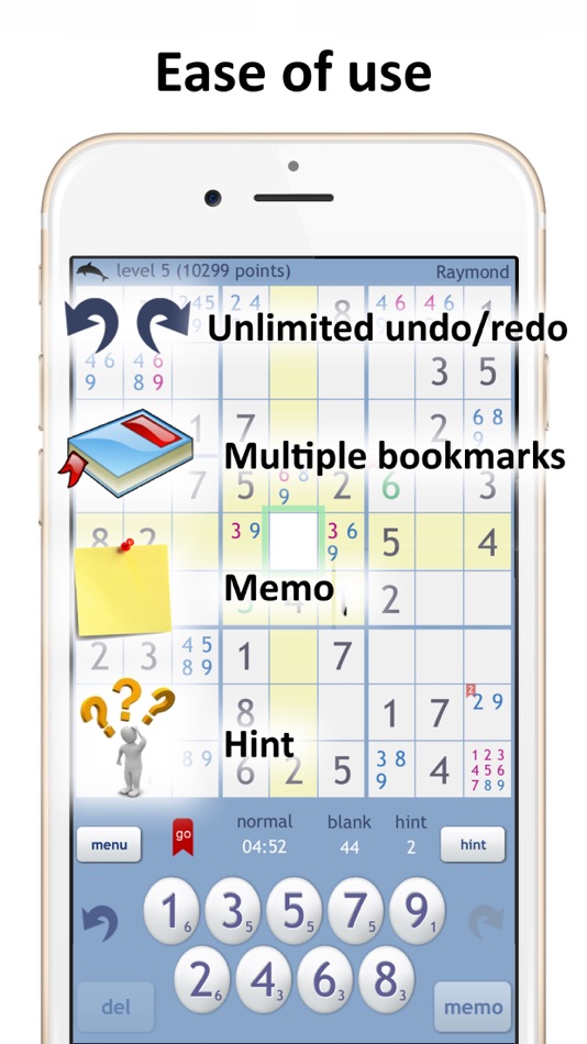 #3. Sudoku 9 (iOS) 由: Gyuhyeon Jeon
