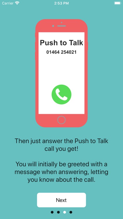 Push to Talk: Isolation Relief