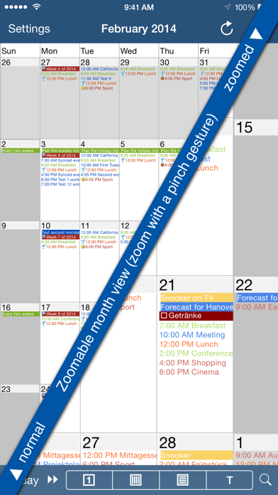 CalenGoo Calendar Screenshot