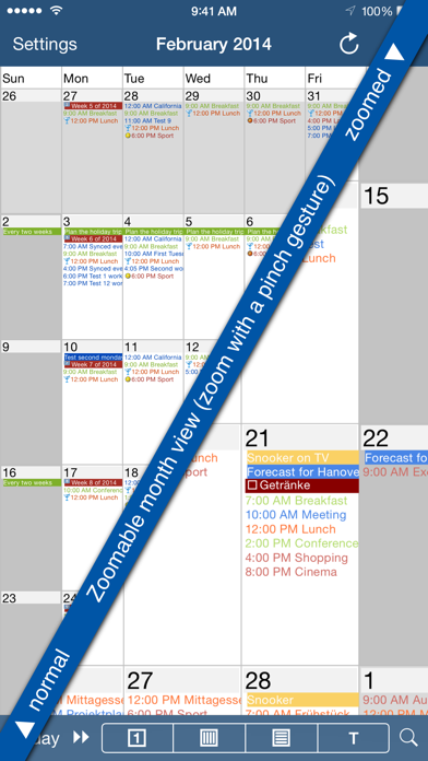 CalenGoo Calendar screenshot1