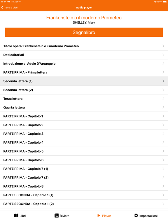 Screenshot #4 pour Libro Parlato CILP App