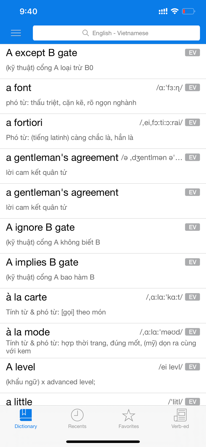 Laban Dictionary screenshot 1