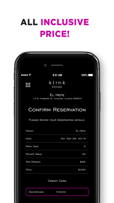 Klink - Bottle Service screenshot 4