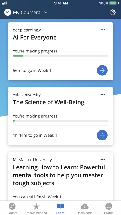 Coursera: Learn new skills