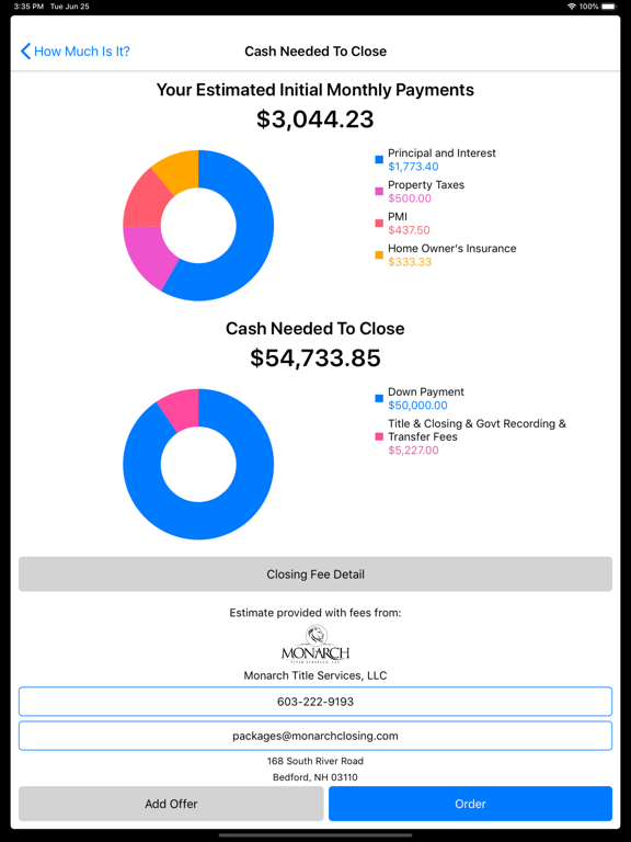 Monarch Title iPad screenshot 3 - Business app