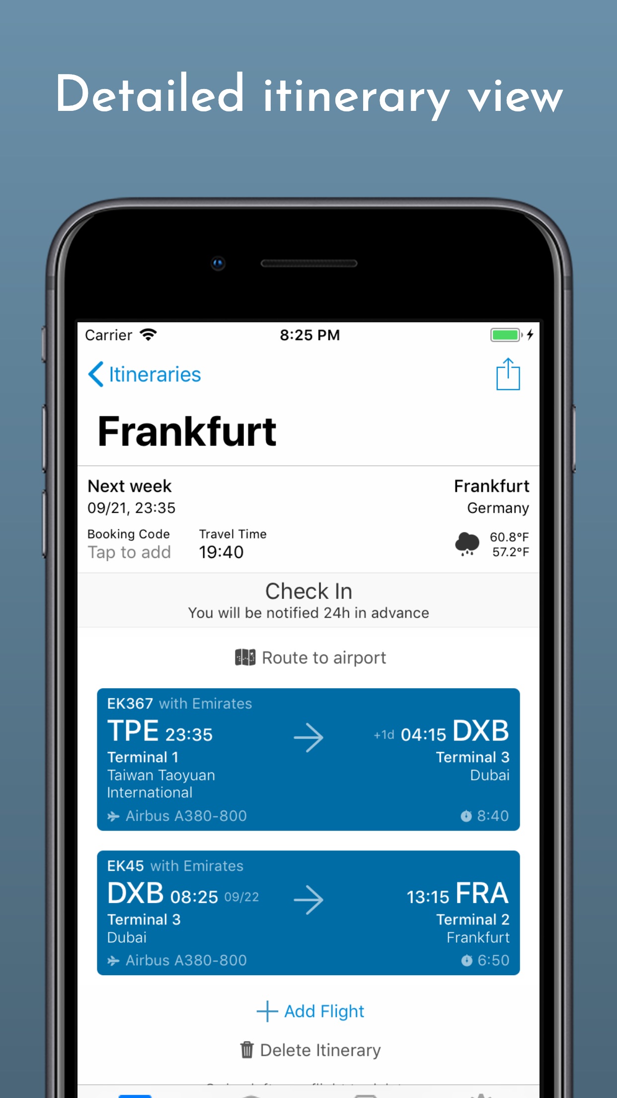 Screenshot 3 of Boarding Pass - Flight Checkin
