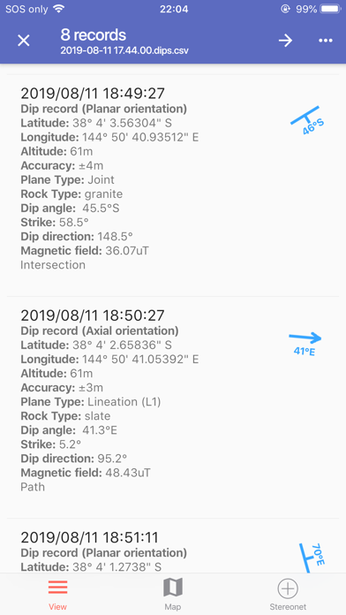 Screenshot #2 pour Rocklogger
