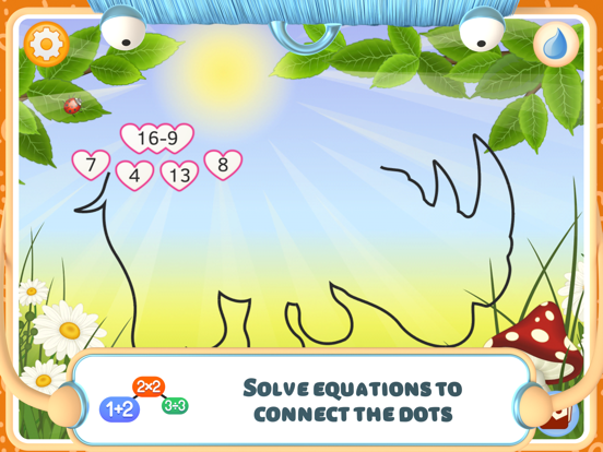 Connect the Dots - Animals + iPad screenshot 5 - Education app