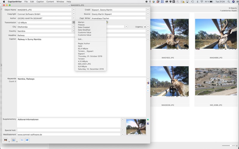 Screenshot #2 pour CaptionWriter