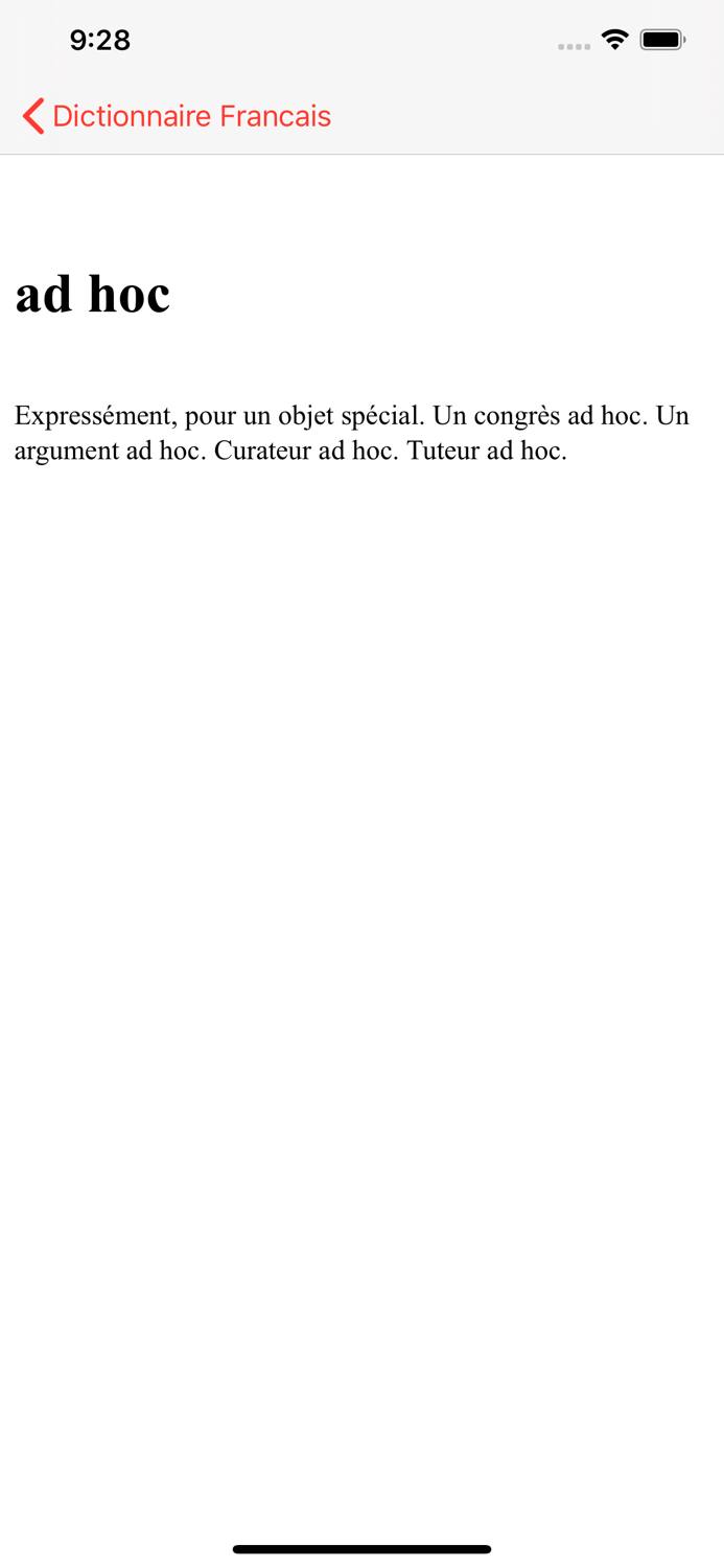 Dictionnaire Français