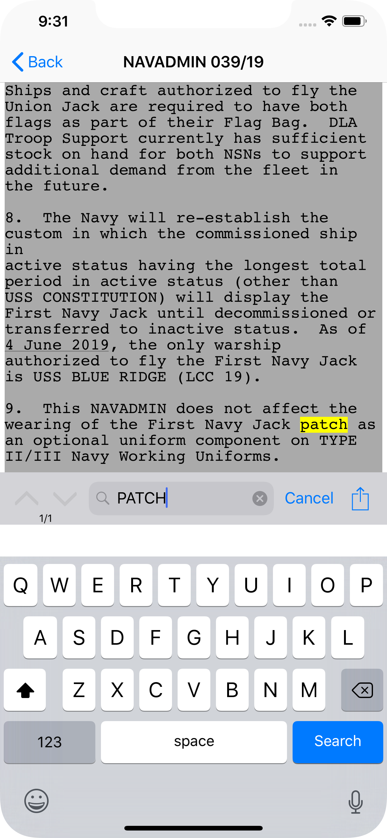 NAVADMIN Viewer