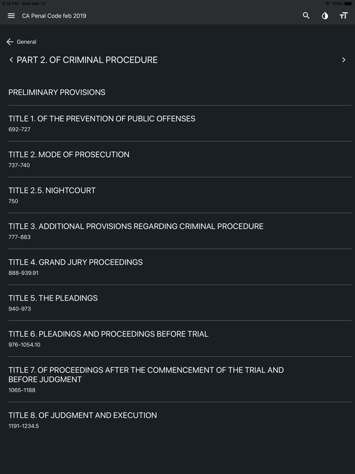 California Penal Code 2020