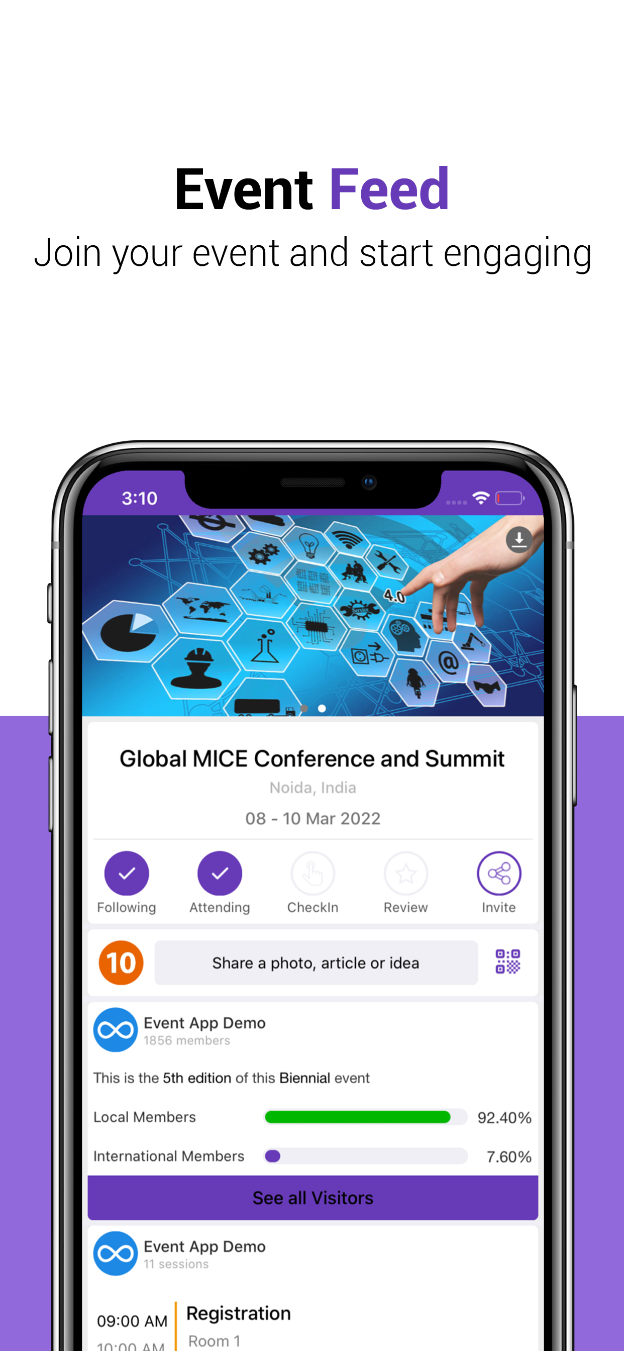 oDash Event App screenshot 2