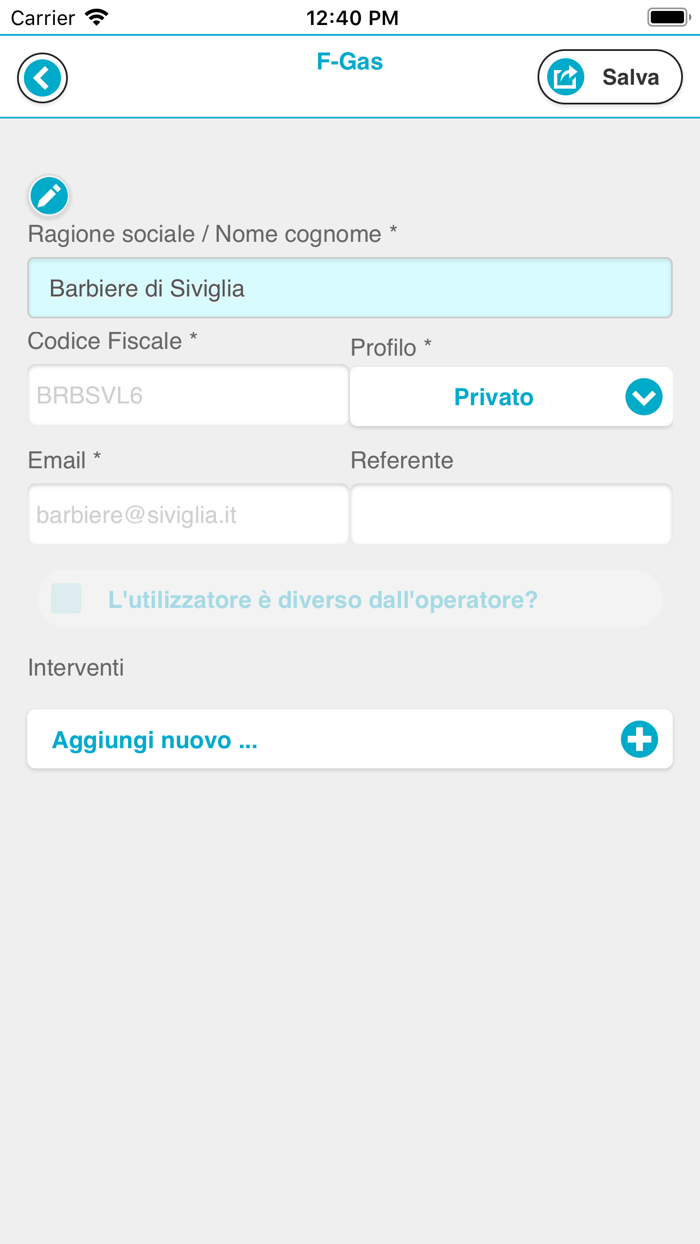 F-gas Invio CamereCom