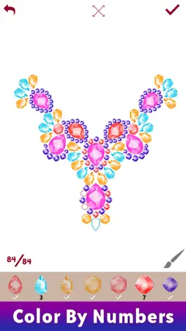 Game screenshot Gems Art Color By Number apk