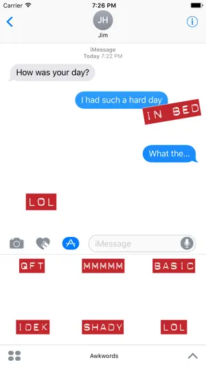Awkwords screenshot 1