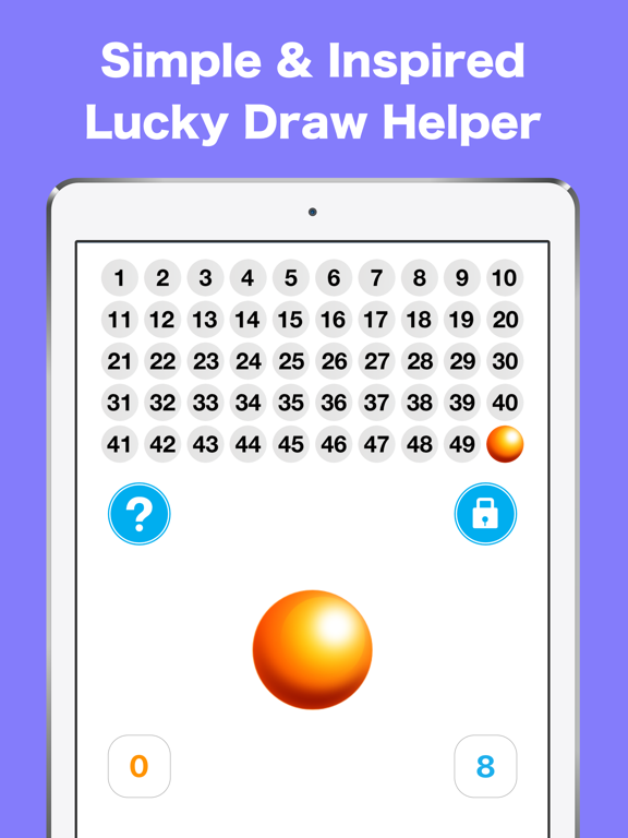 Screenshot #4 pour iPick49 : Lucky Draw Helper