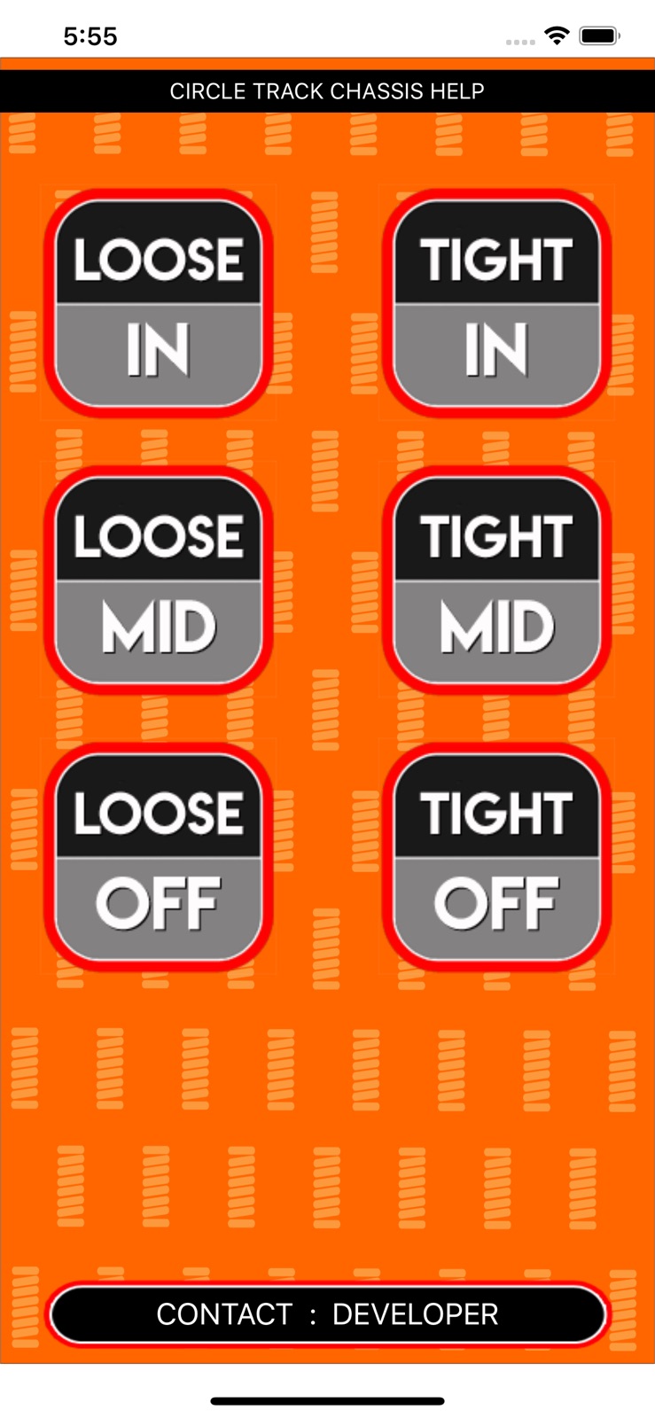 Circle Track Chassis Helper iphone screenshot 2
