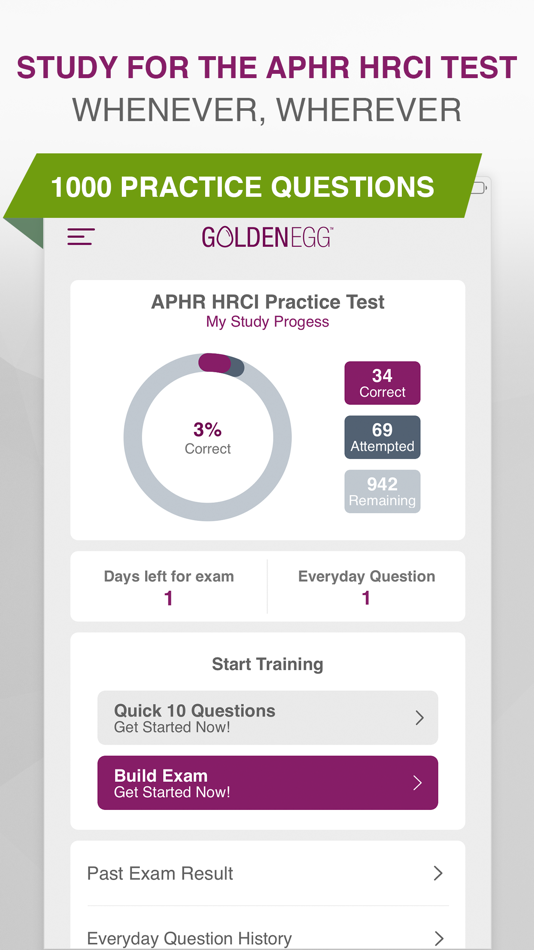 #1. APHR HRCI Practice Test Prep (iOS) 来自: MOON MOUNTAIN INC