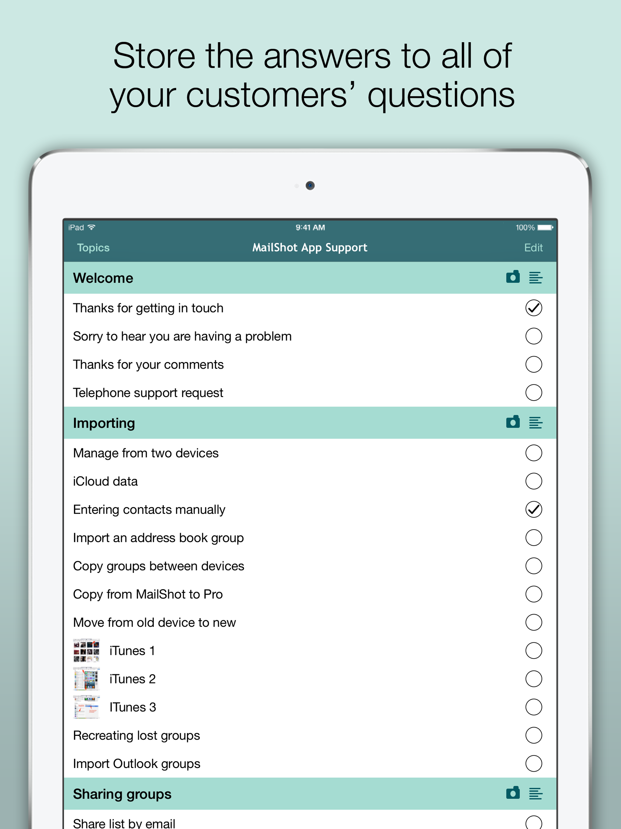 FAQMark Support Your Customers screenshot 6