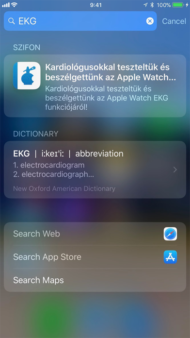 Szifon.com iPhone screenshot 5 - News app