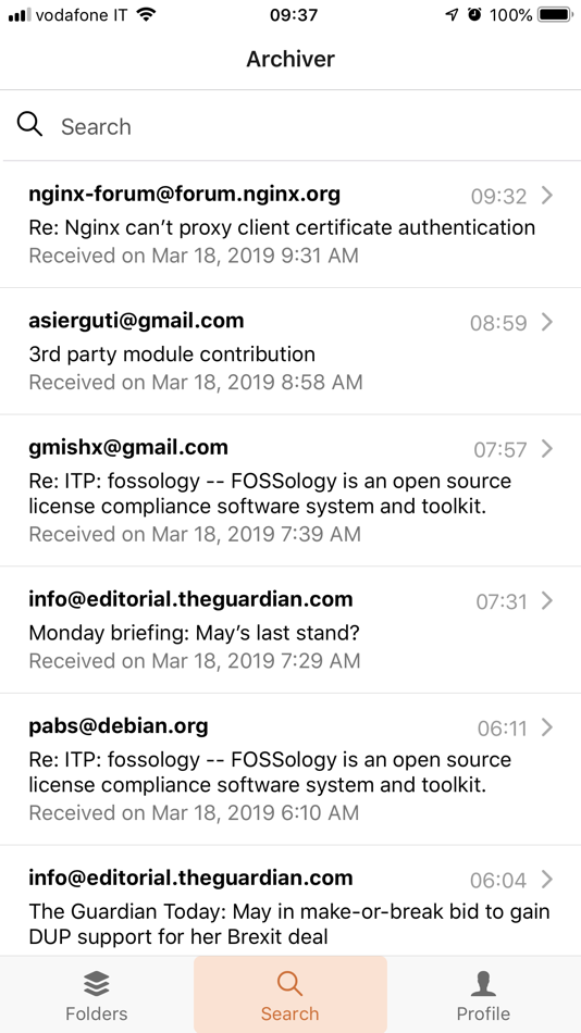 Libraesva Email Archiver App - 1.0.14 - (iOS)