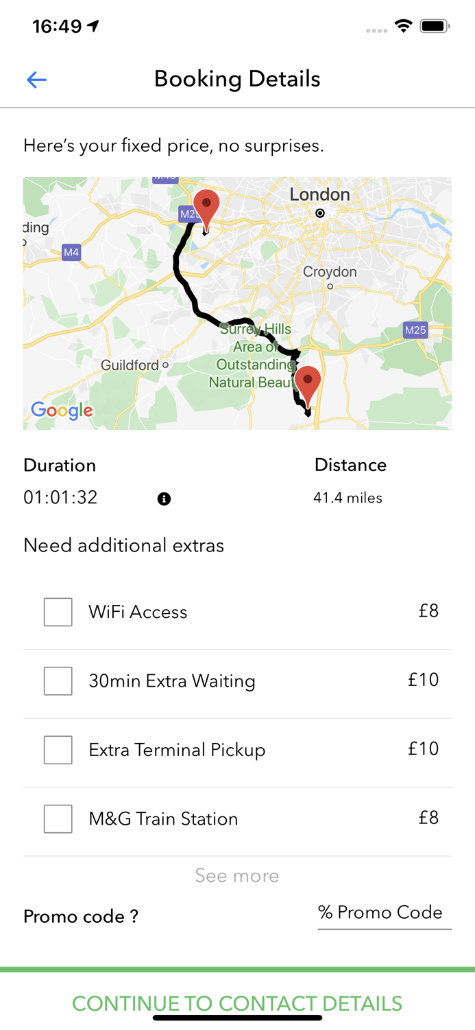 Twelve Client Airport Transfer