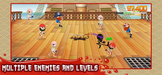 Screenshot of Stickninja Smash