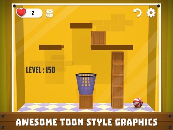 Bucket Ball Dunk iPad screenshot